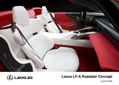 Lexus LFA Roadster Concept 2008 6